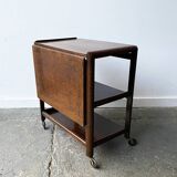 Desserte extensible ou table d'appoint Art Déco vintage des années 1930