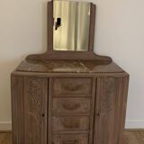 Commode vieux rose Art déco