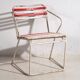 Antique outdoor stacking chairs (circa 1920). Set of 2 pieces.