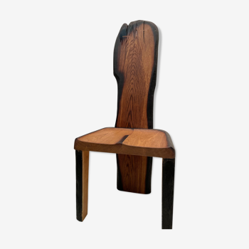 Solid wood chair brule