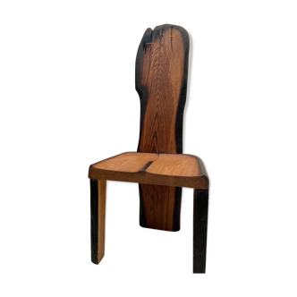 Solid wood chair brule