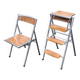 Convertible stepladder chair, vintage formica