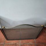 3-panel iron chimney fire screen