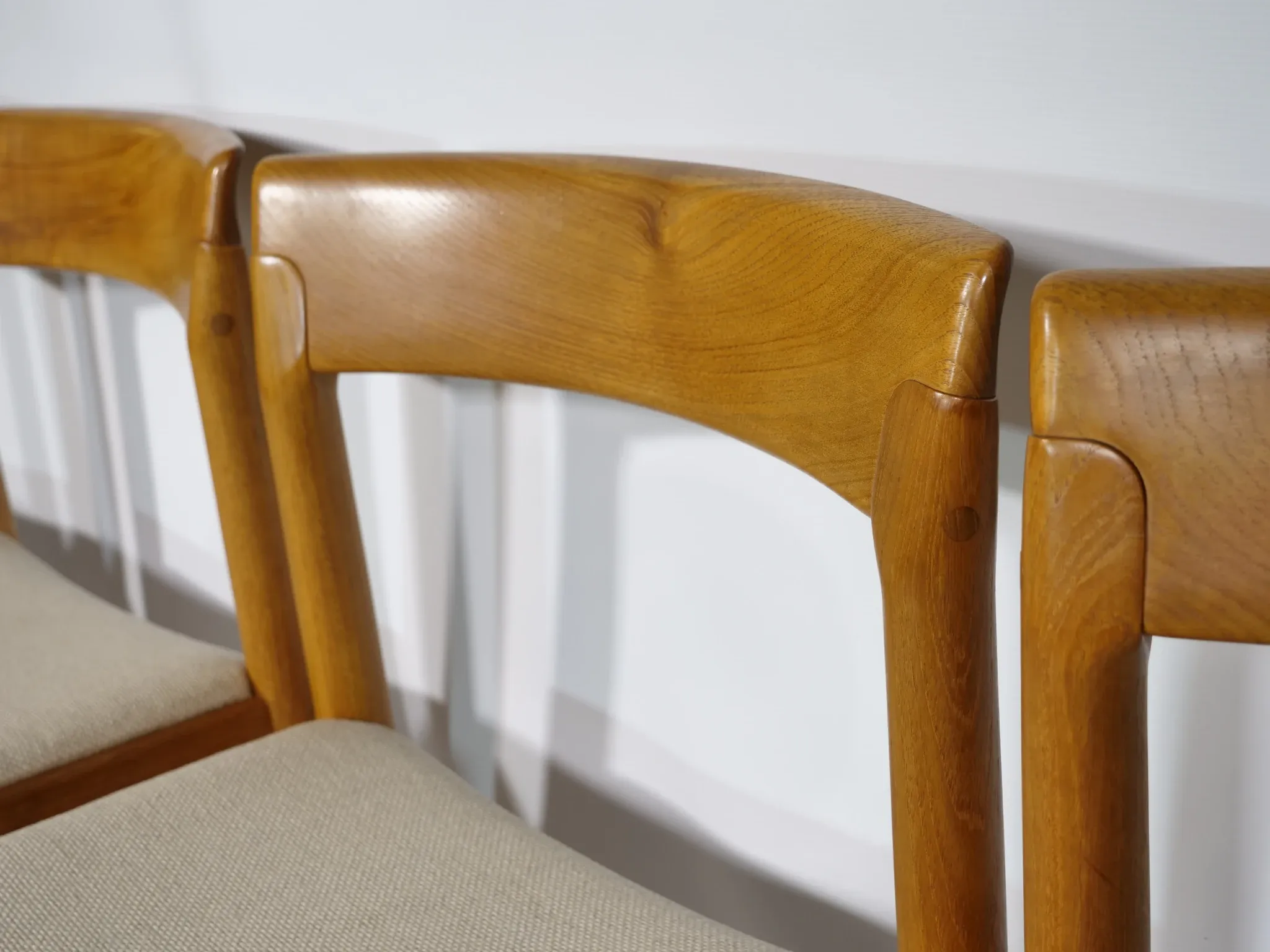 Danish Design Chairs in Teak by H.W. Klein for Bramin, Set of 4, 1960s