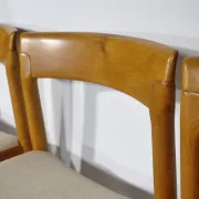 Danish Design Chairs in Teak by H.W. Klein for Bramin, Set of 4, 1960s