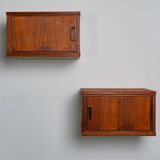 Set of 2 vintage floating nightstands