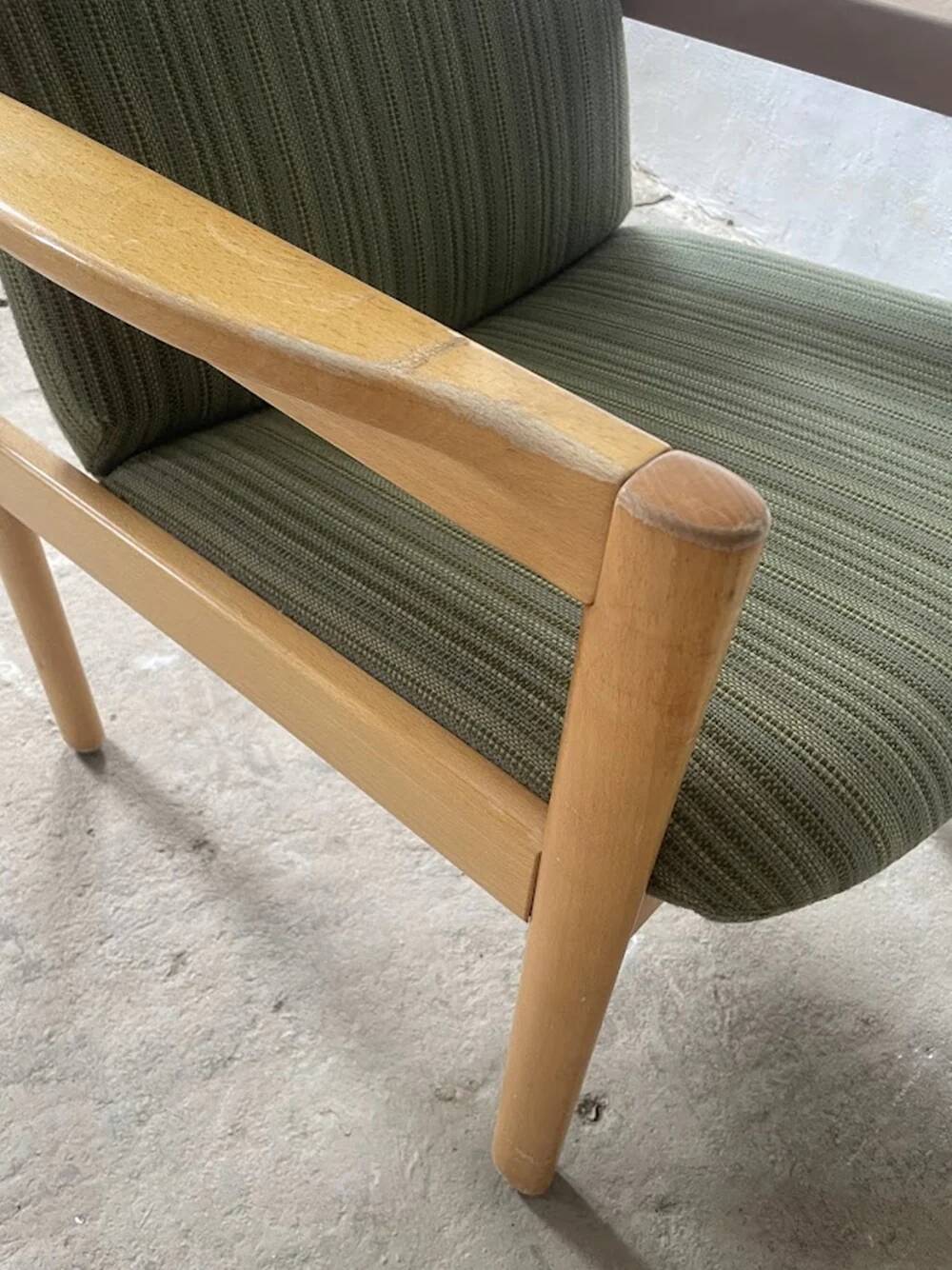 Scandinavian high-back lounge chair