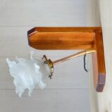 Pair of pink bedside lamps or wall lights