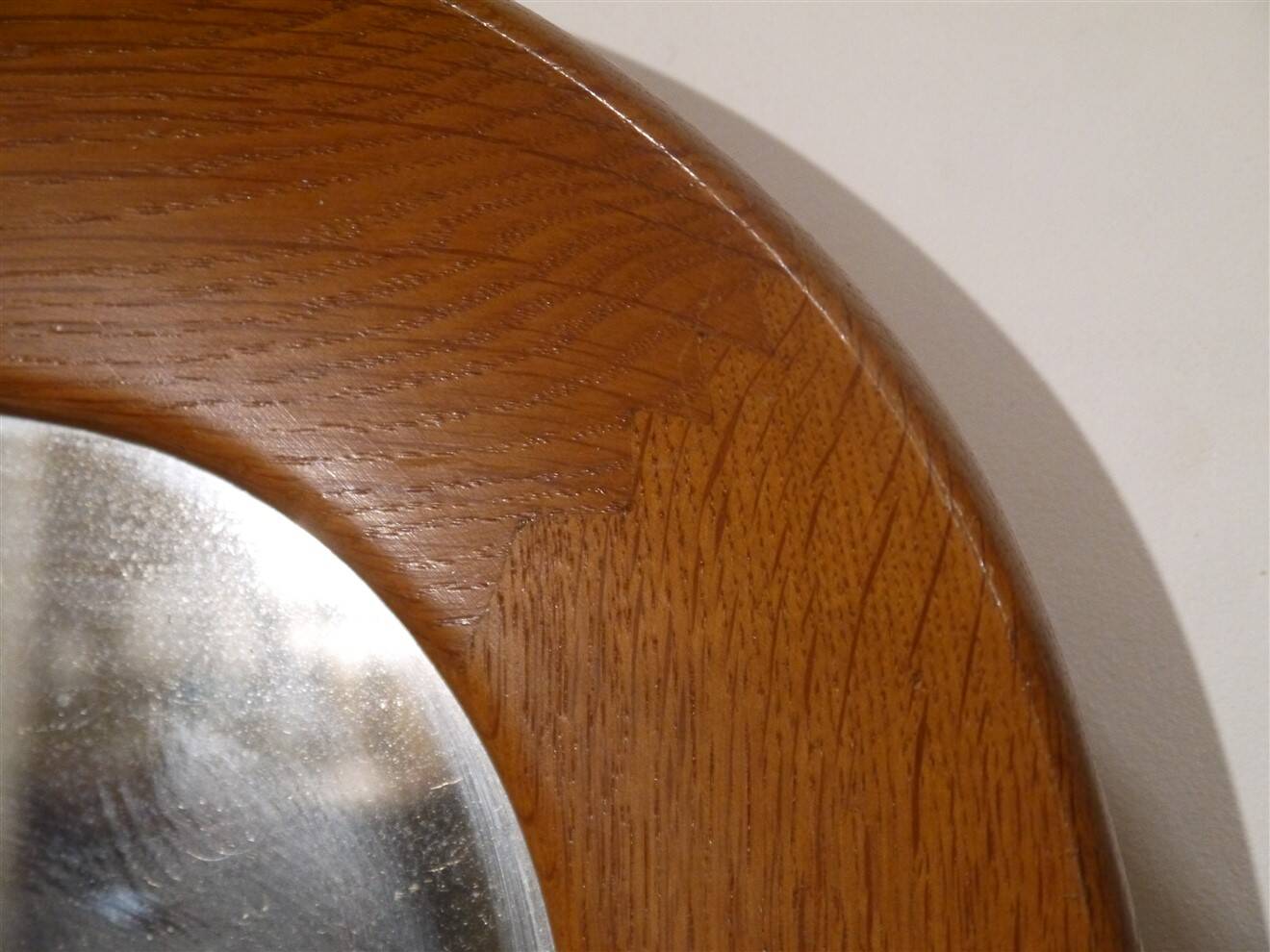 Scandinavian wooden mirror 1960