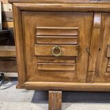 Art Deco sideboard in oak and oak veneer
