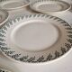 12 assiettes plates Choisy le Roi en terre de fer modèle 1212