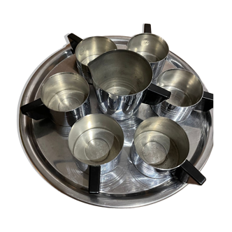 Vintage stainless steel coffee service
