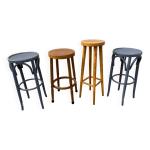 4 tabourets hauts de - bistrot