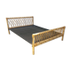 double bed bamboo and rattan vintage, years 60