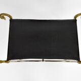 Neoclassical swan-headed curule circa 1960