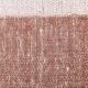 Tapis en laine terracotta, petits tapis shaggy en laine 210x130cm