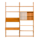 Système PS en chêne, meuble mural, Randers, Danemark, années 1970.
