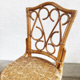Pair of rattan chairs