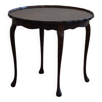 Danish Art Deco side table / coffee table in stained beech, 1940s