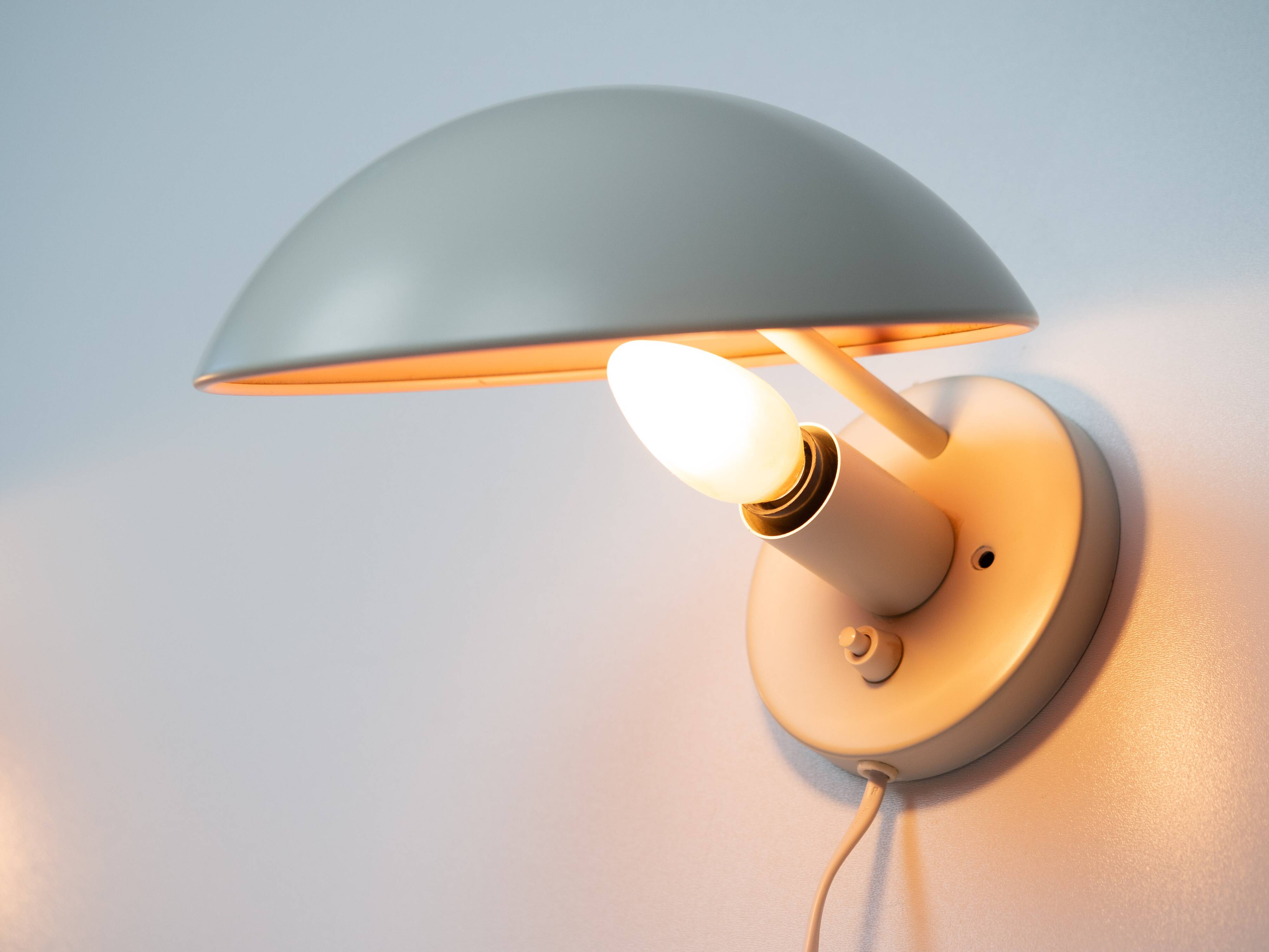 Pair of 2 Danish vintage wall lamps PH Hat by Poul Henningsen Louis Poulsen