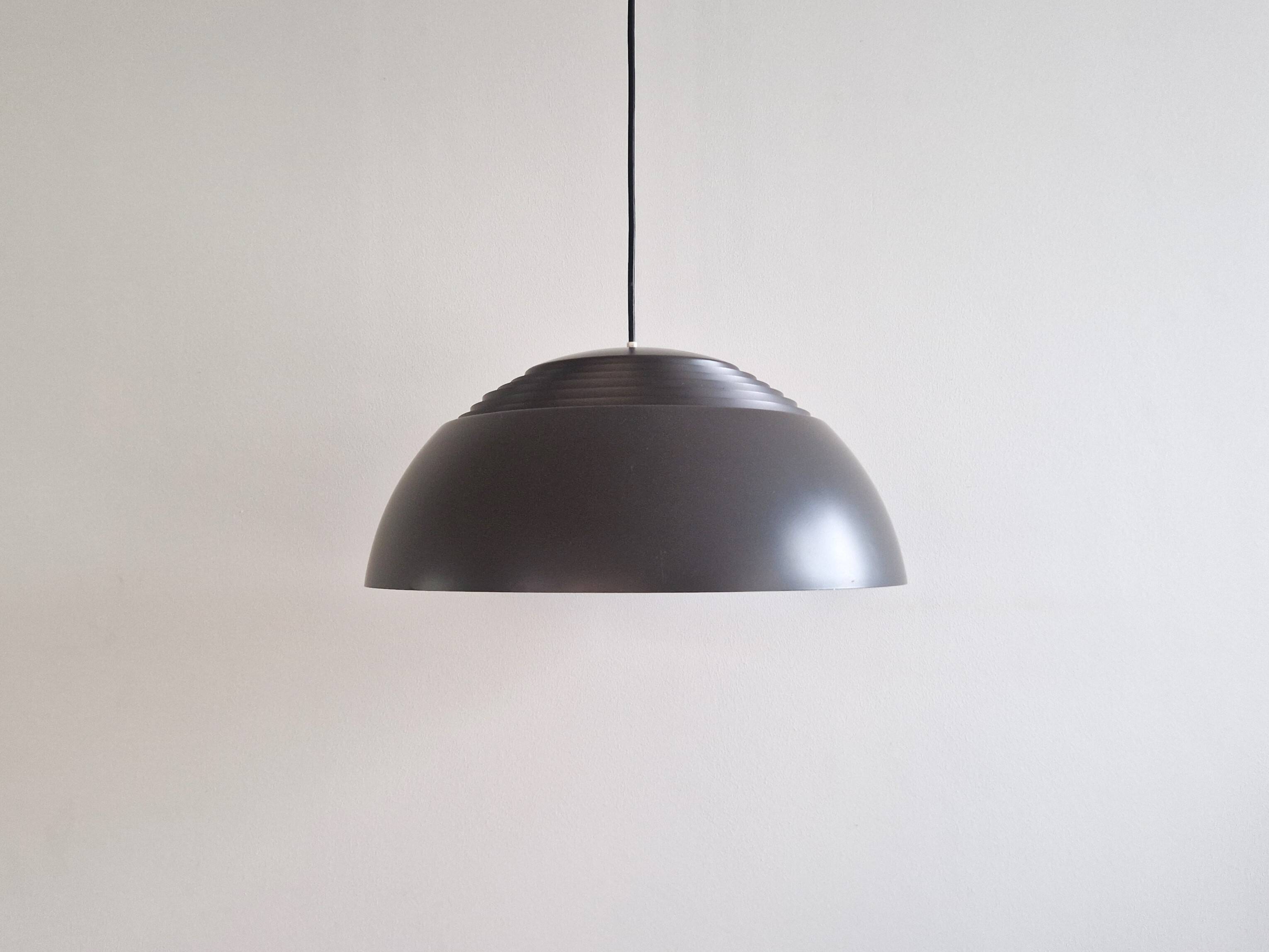 Dark brown 'AJ Royal' pendant lamp by Arne Jacobsen for Louis Poulsen, Denmark 1958