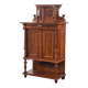 Vintage Antique Danish Solid mahogany Wood Cabinet, 1890s