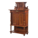 Vintage Antique Danish Solid mahogany Wood Cabinet, 1890s