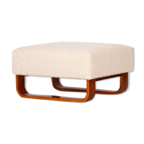 Boucle Bench Stool Footstool, 1960s