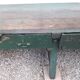 Établi industriel d'atelier 4m ancien