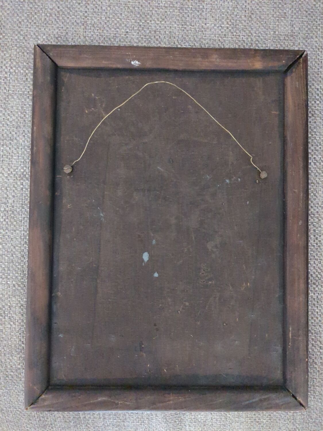 Rare old brutalist design mirror from the 70s