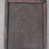 Rare old brutalist design mirror from the 70s