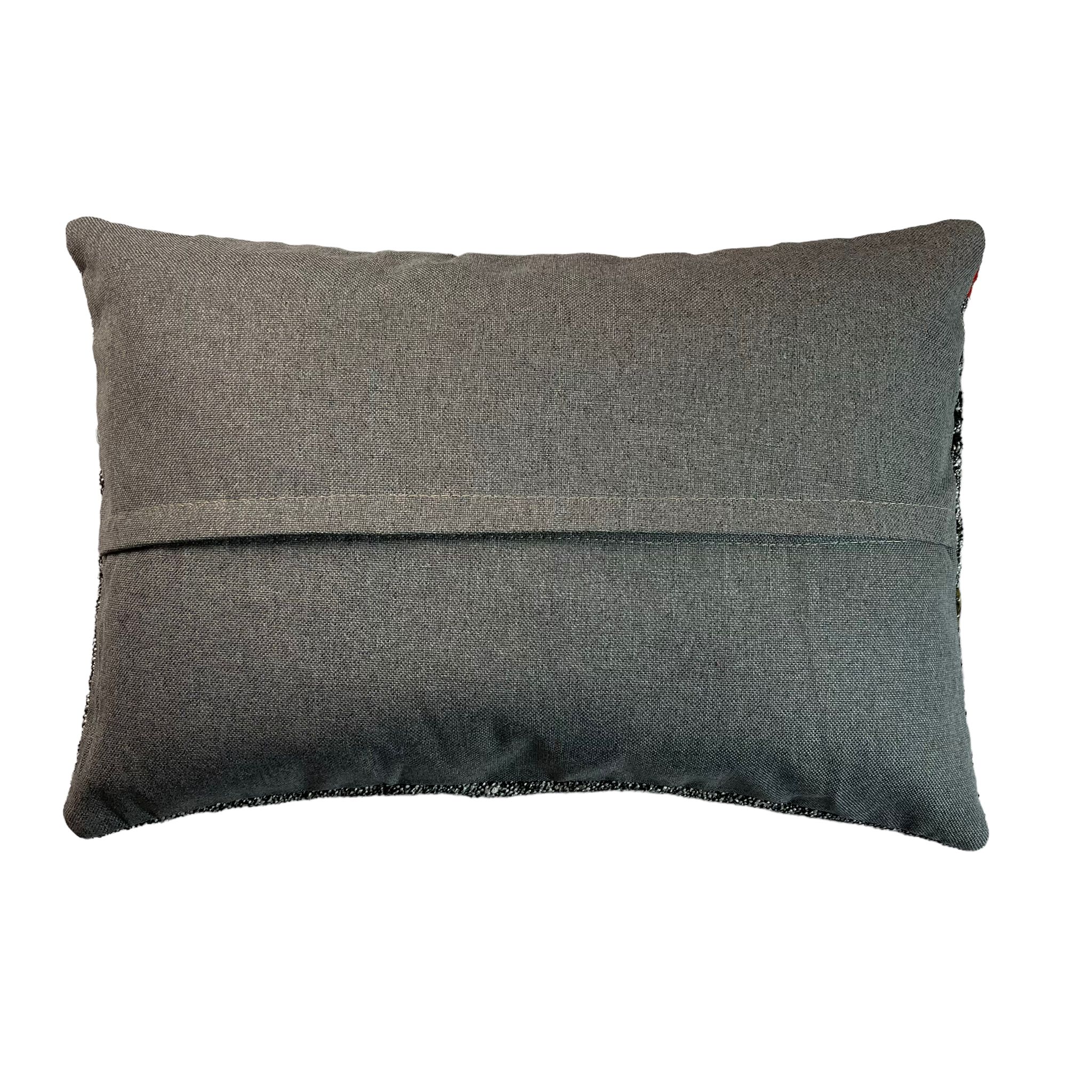 Housse de coussin vintage turque faite à la main, 40 x 60 cm