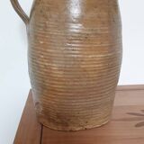 Old 25cm glazed stoneware pot