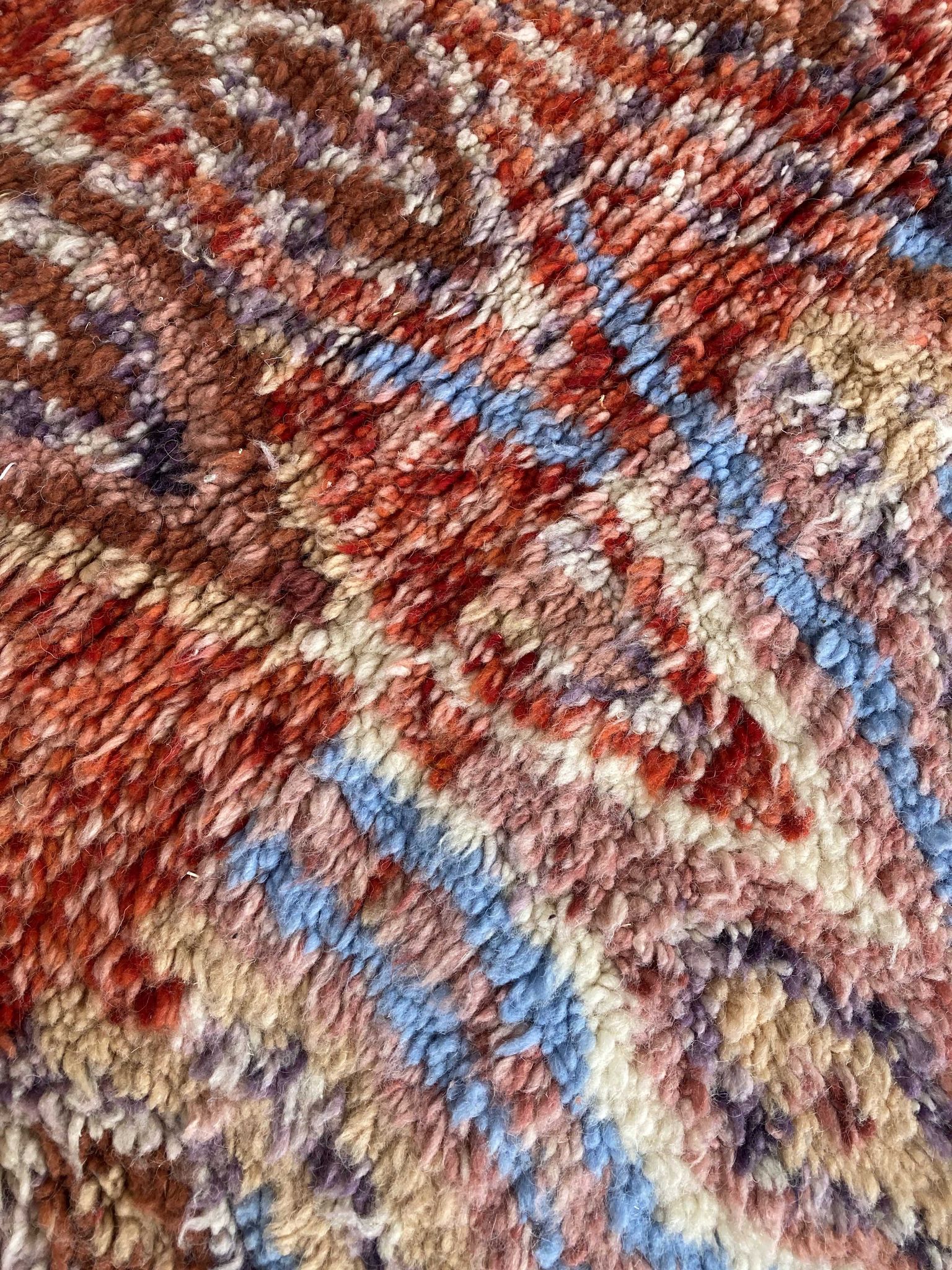 Tapis berbère marocain Beni Ouarain, 248x168cm