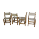 Maison Regain massive elm chair