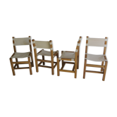 Maison Regain massive elm chair