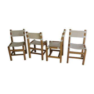 Maison Regain massive elm chair