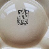 Pale yellow aperitif plate Gien