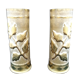 Paire de vases en laiton