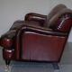 Restored leather canapé in Howard & Son style