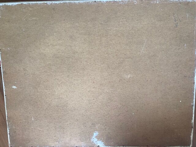 Watercolor 1954 signed