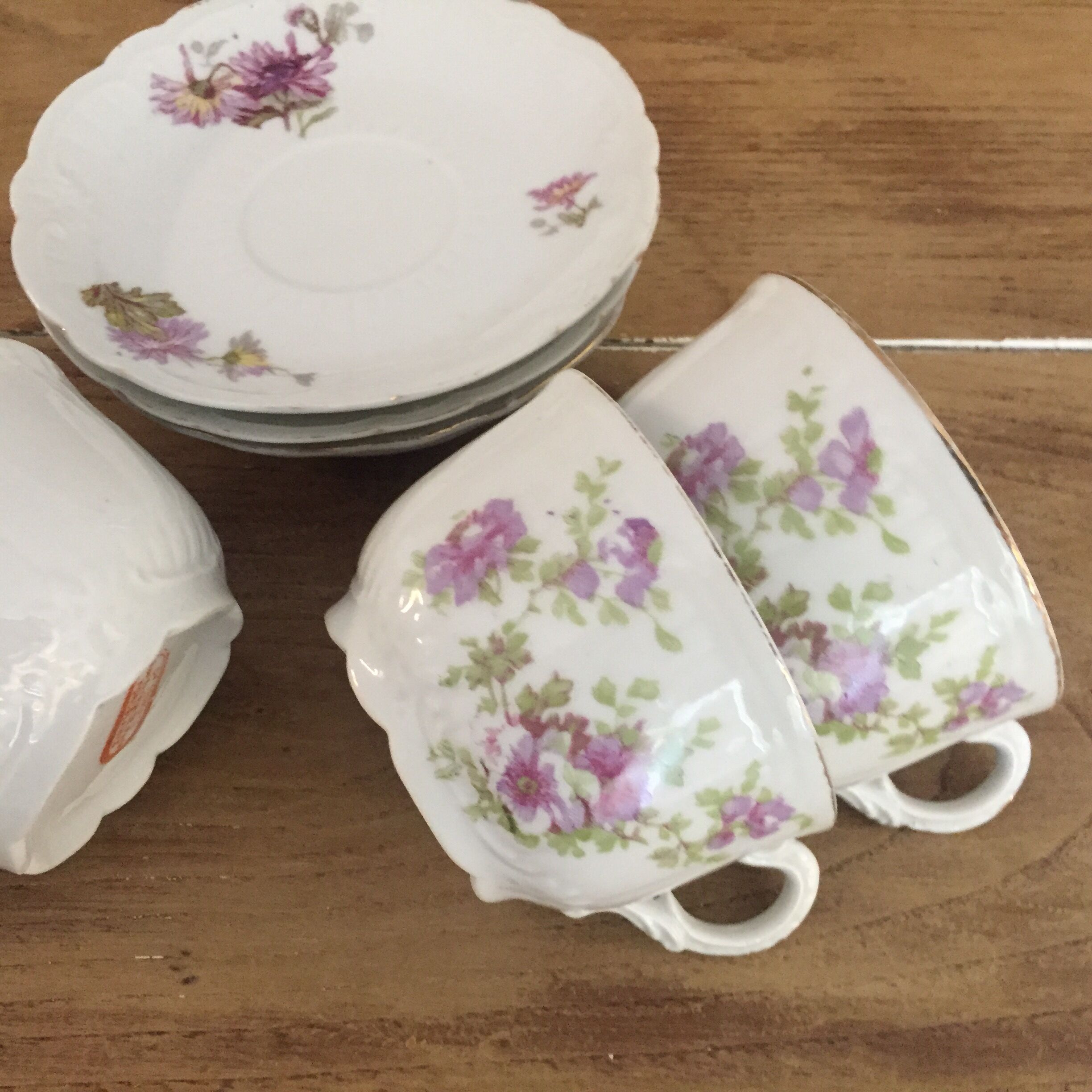 4 tea cups French co