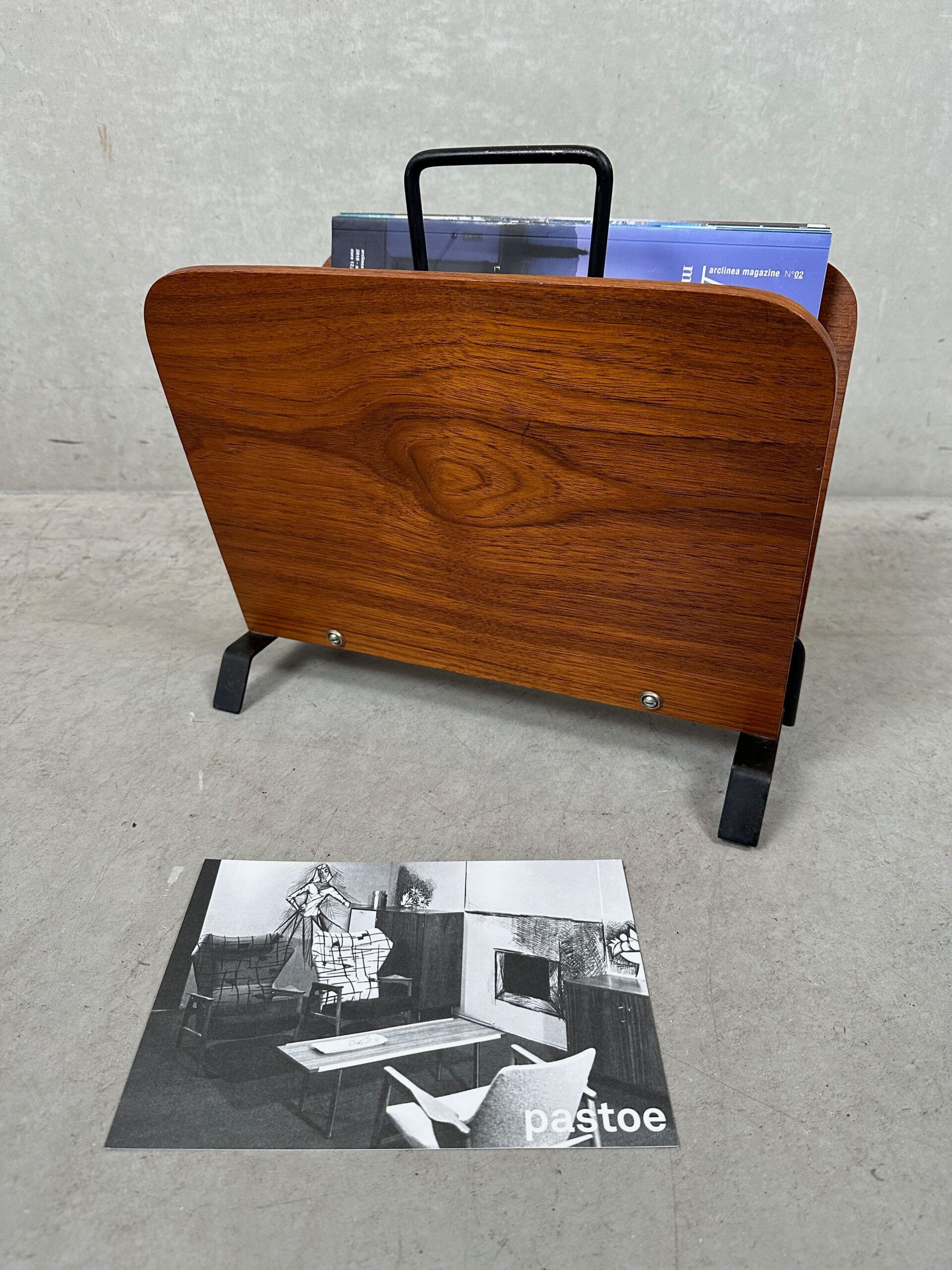 Vintage rosewood magazine rack – Cees Braakman