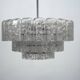 Vintage Italian chandelier attributed to Vistosi, Italy 1960s.