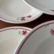 Set of 6 vintage Badonviller soup plates – French earthenware with decoration