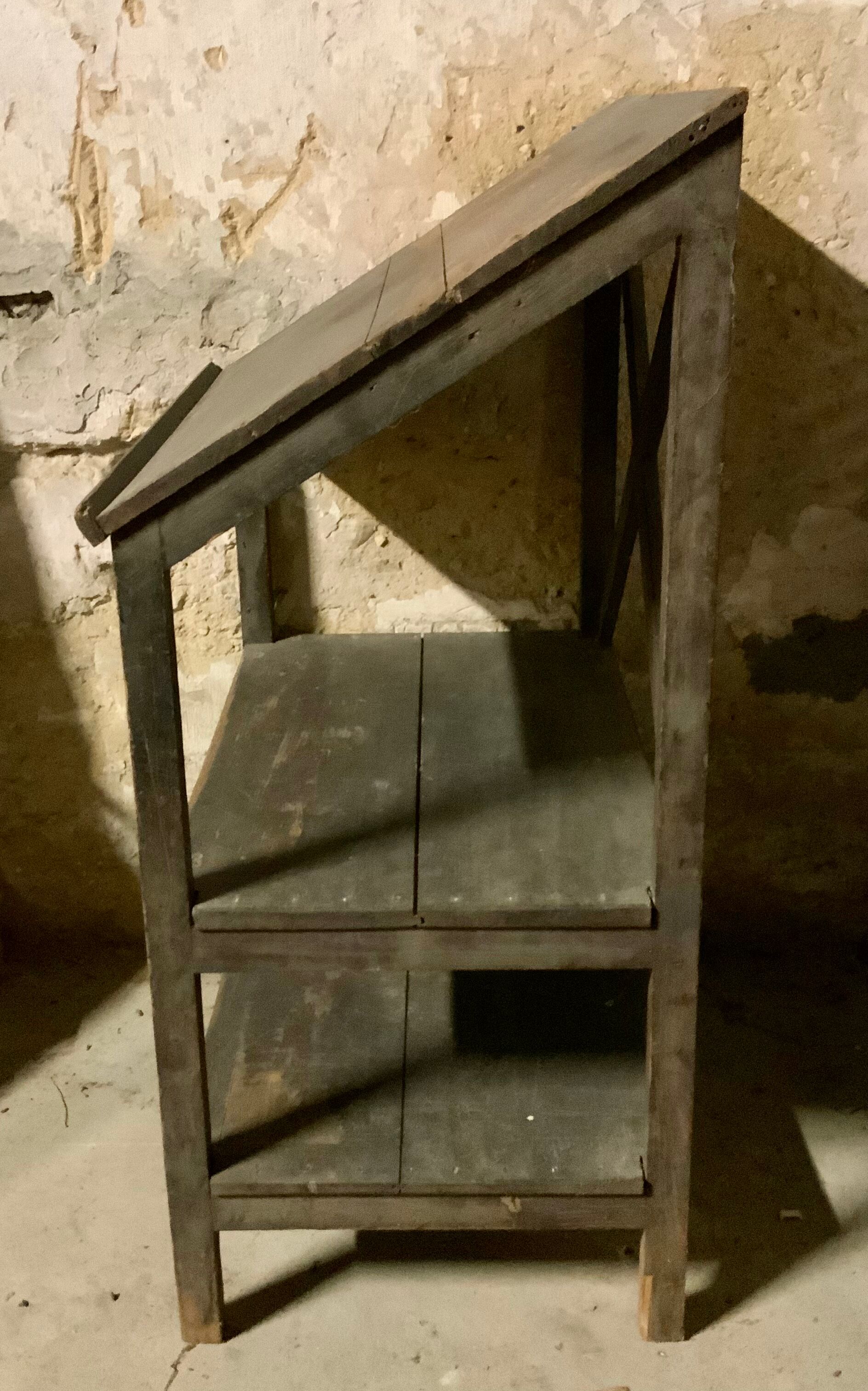 Desk cabinet, shelves Porte Casses XIXth