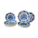 6 flat plates and 6 hollow plates Vloclawek Poland Hand painted