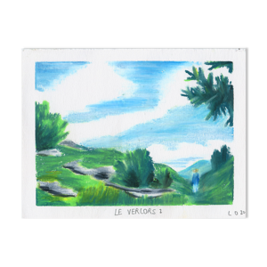 Dessin original Le Vercors