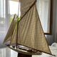 Wooden sailboat model pen duick