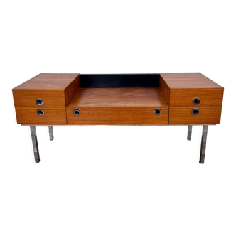 TV stand vintage feet chrome